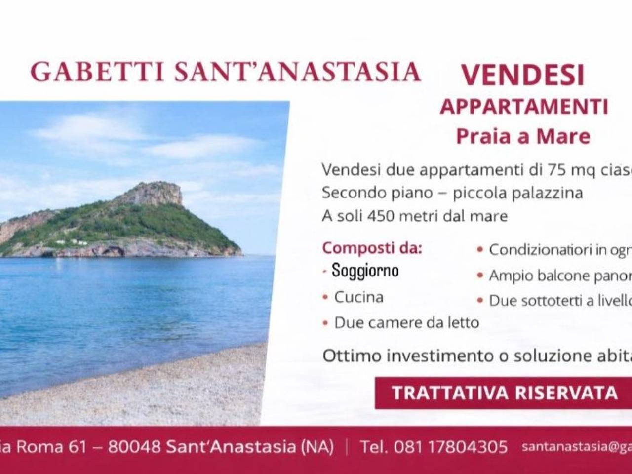 appartamento in vendita a Praia a Mare