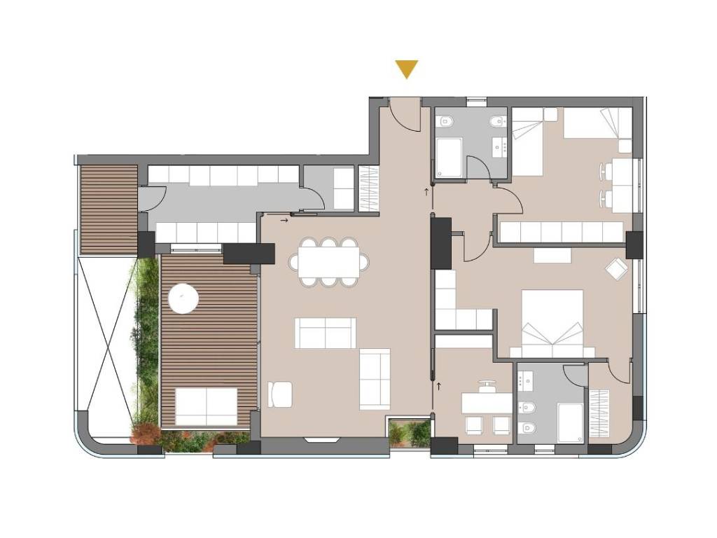 appartamento in vendita a Rende in zona Roges