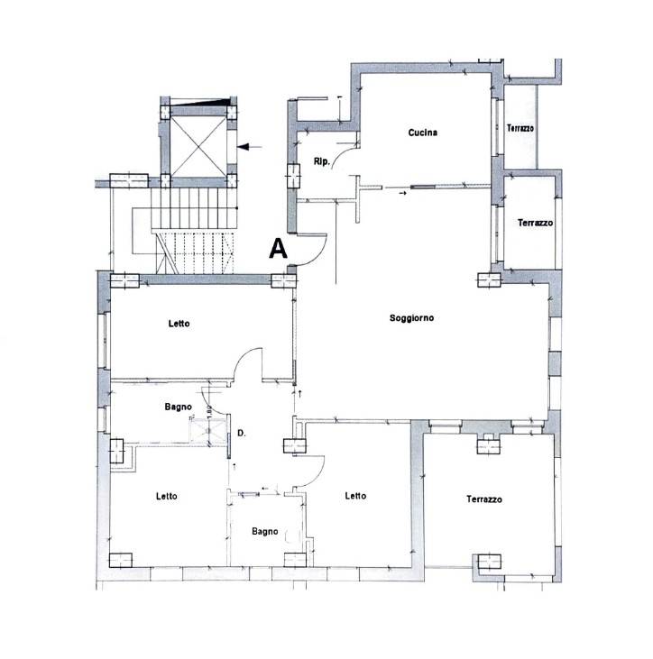 appartamento in vendita a Rende in zona Roges