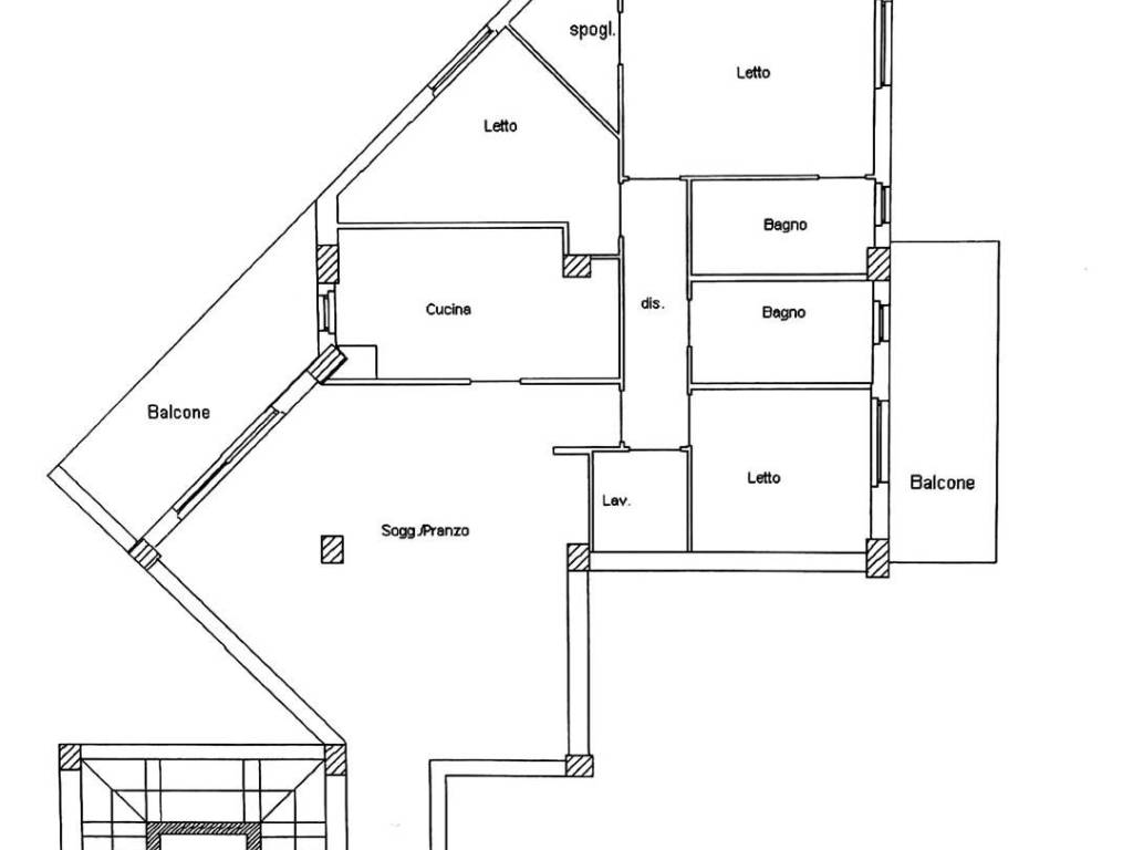 appartamento in vendita a Rende in zona Roges