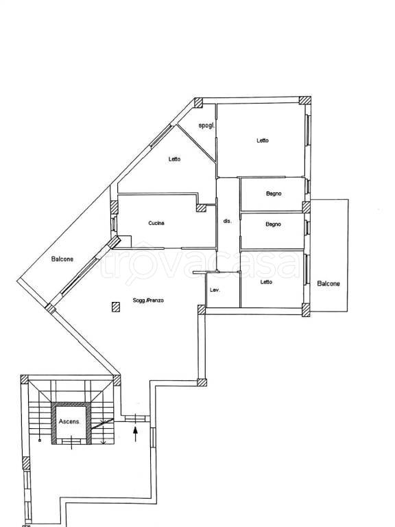 appartamento in vendita a Rende in zona Roges