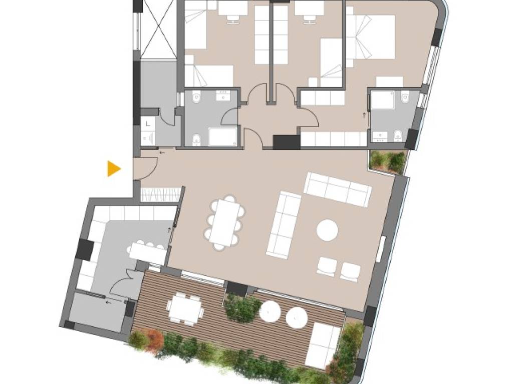 appartamento in vendita a Rende in zona Roges