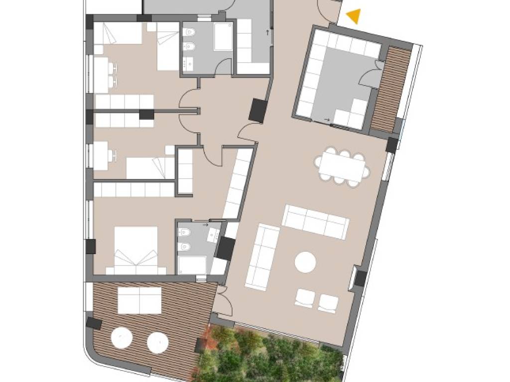 appartamento in vendita a Rende in zona Roges