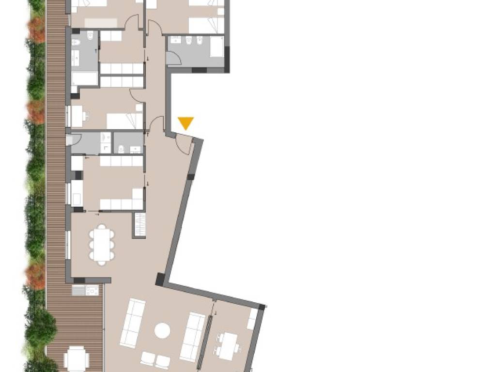 appartamento in vendita a Rende in zona Roges