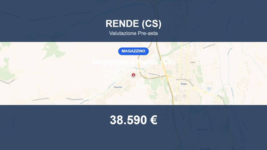locale di sgombero in vendita a Rende in zona Roges