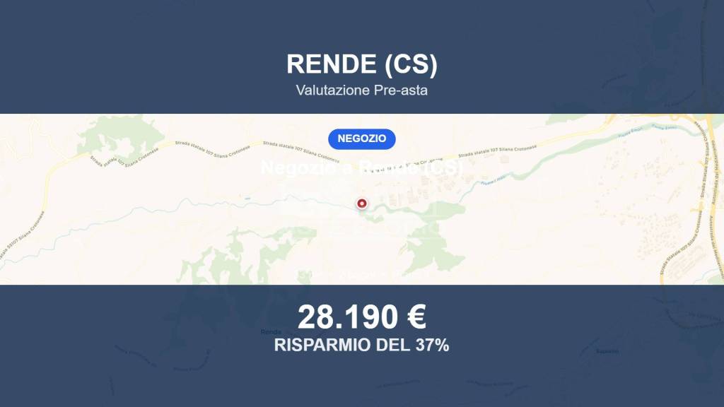 negozio in vendita a Rende in zona Santo Stefano