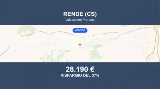 negozio in vendita a Rende in zona Santo Stefano