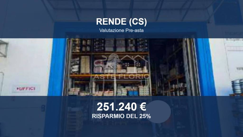locale commerciale in vendita a Rende