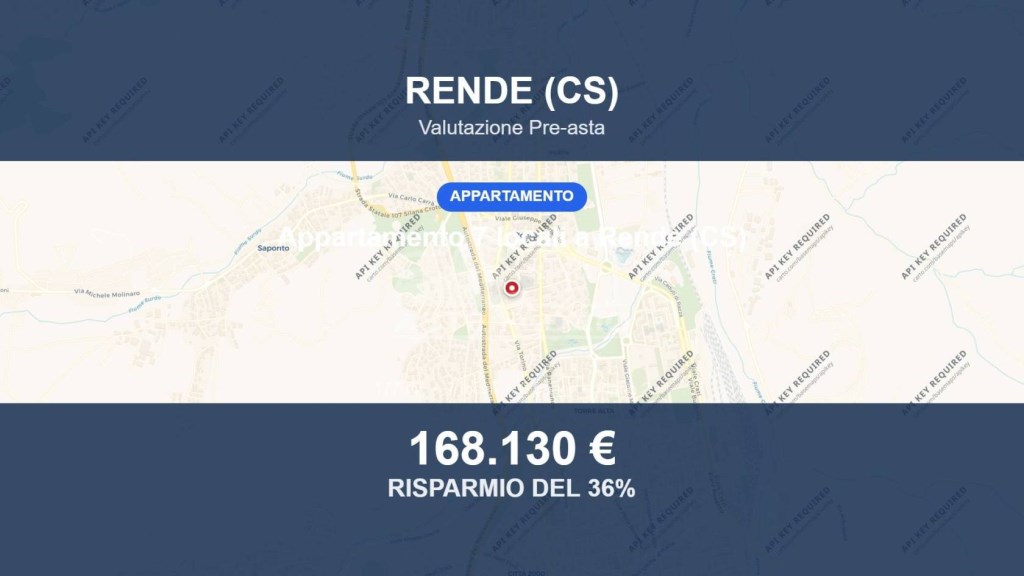 appartamento in vendita a Rende in zona Roges