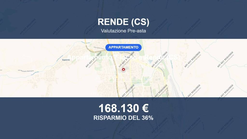 appartamento in vendita a Rende in zona Roges