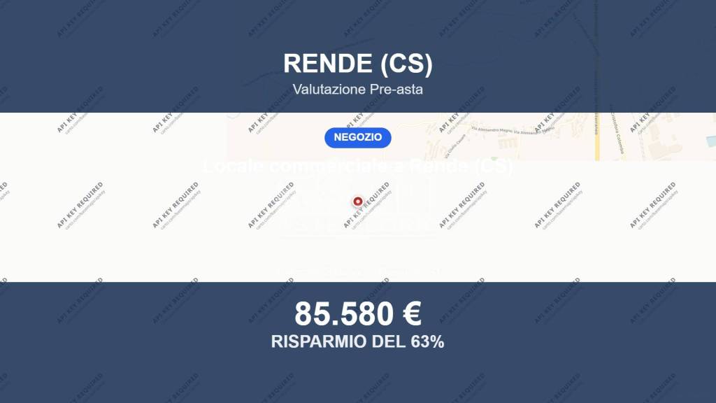 locale commerciale in vendita a Rende in zona Arcavacata