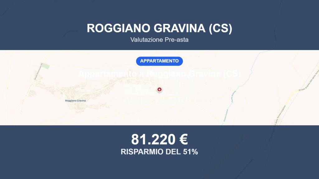 appartamento in vendita a Roggiano Gravina