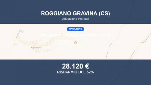 locale commerciale in vendita a Roggiano Gravina