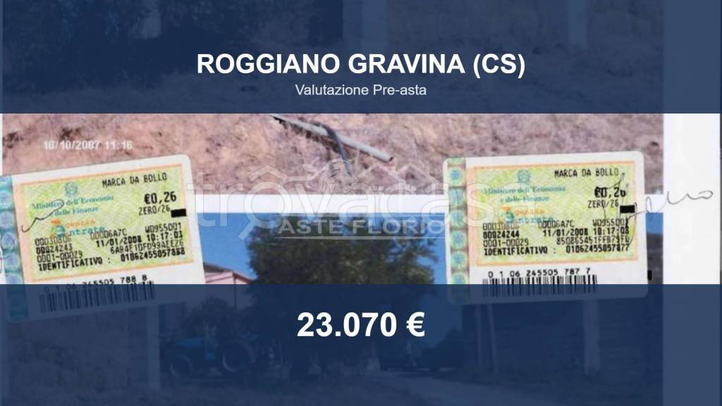 terreno agricolo in vendita a Roggiano Gravina