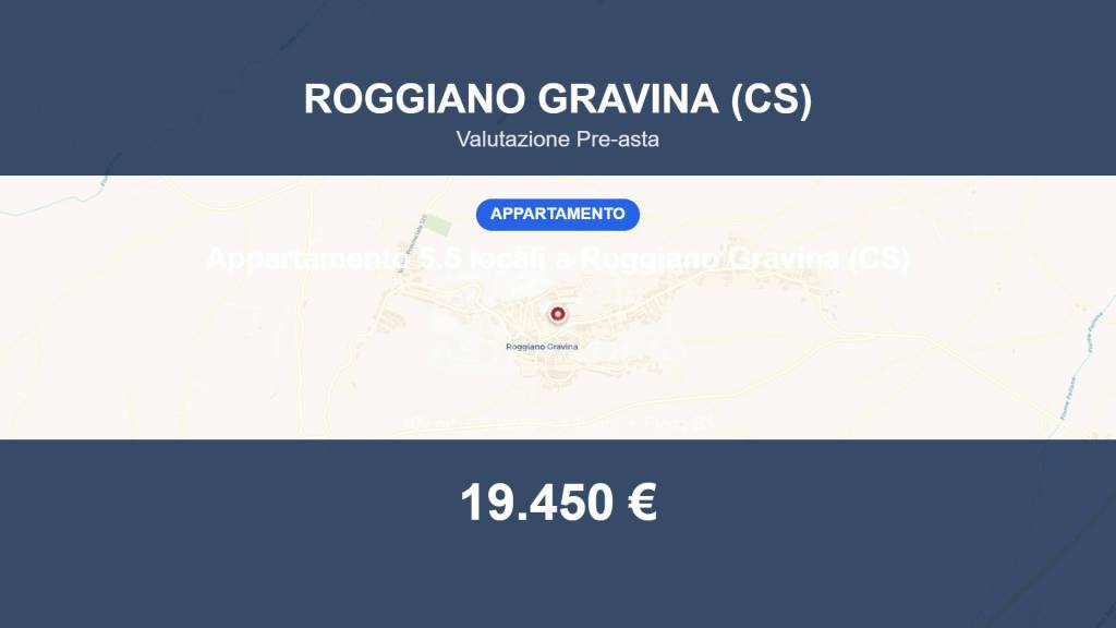 appartamento in vendita a Roggiano Gravina