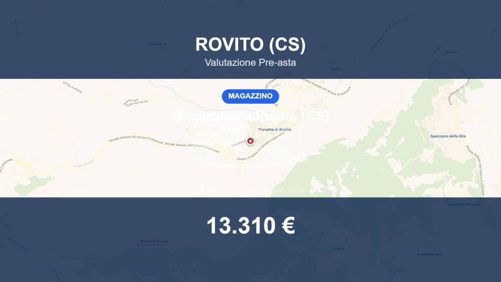 locale commerciale in vendita a Rovito