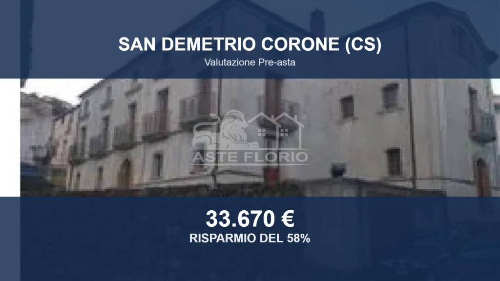 appartamento in vendita a San Demetrio Corone