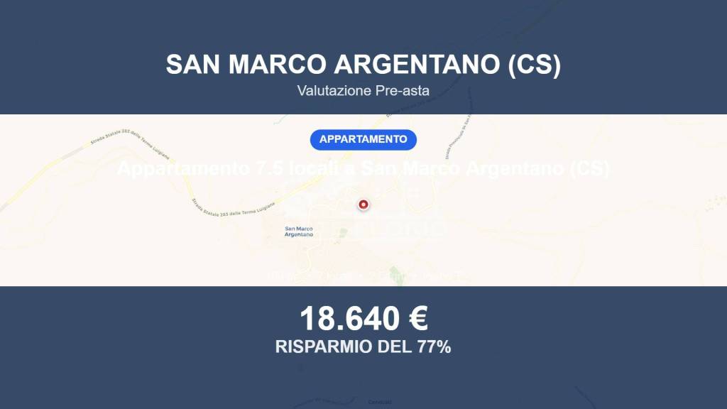 appartamento in vendita a San Marco Argentano