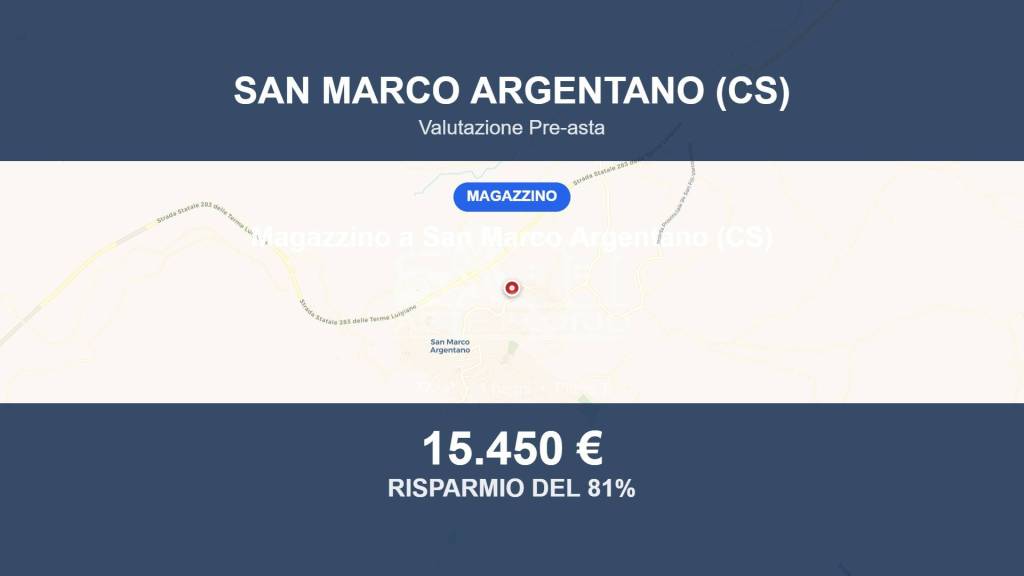 locale commerciale in vendita a San Marco Argentano