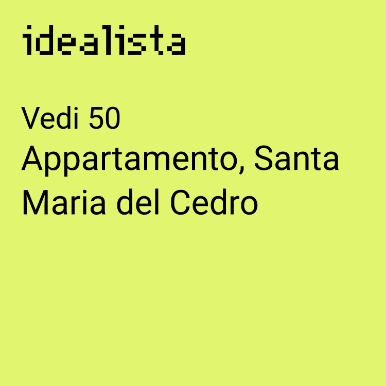 appartamento in vendita a Santa Maria del Cedro