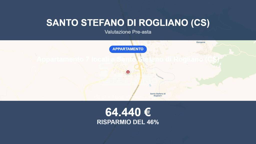 appartamento in vendita a Santo Stefano di Rogliano