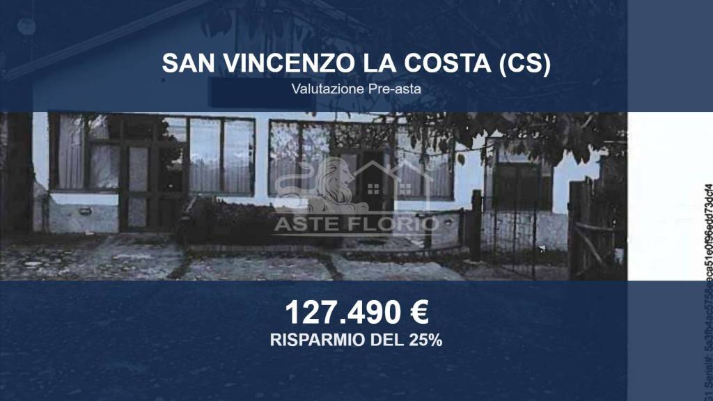 appartamento in vendita a San Vincenzo La Costa in zona Gesuiti