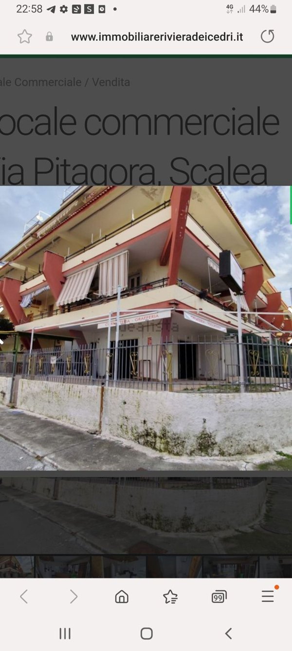 locale commerciale in vendita a Scalea