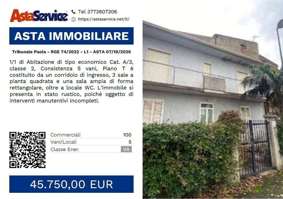 appartamento in vendita a Scalea