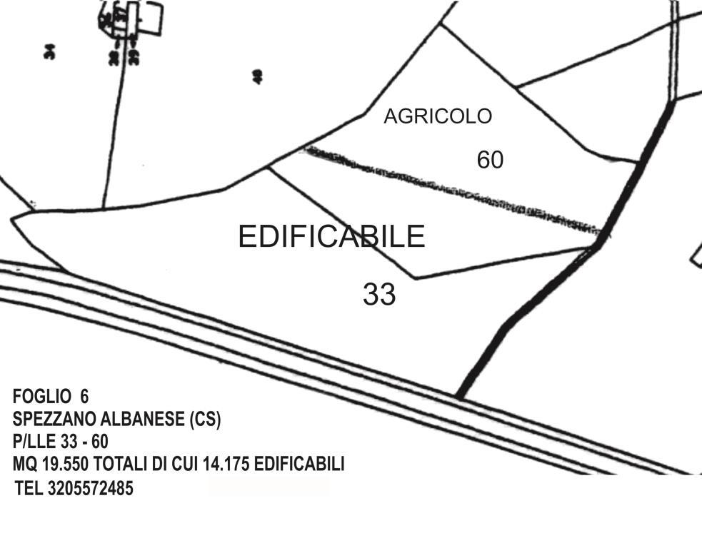 terreno agricolo in vendita a Spezzano Albanese in zona Stazione