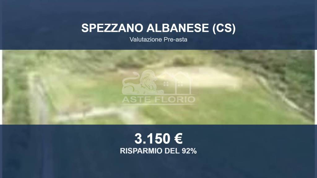terreno agricolo in vendita a Spezzano Albanese