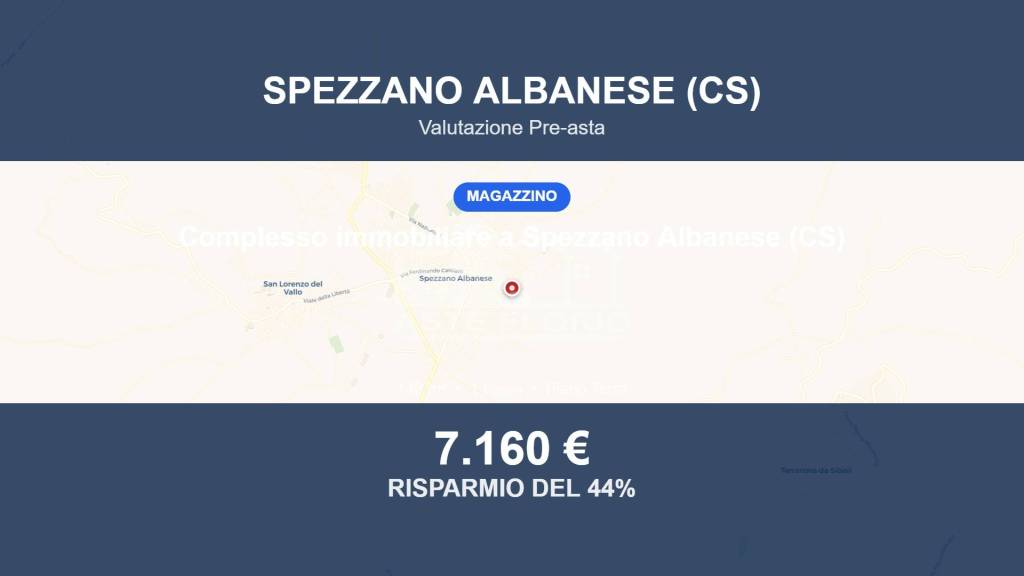 locale commerciale in vendita a Spezzano Albanese