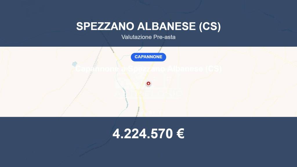 locale commerciale in vendita a Spezzano Albanese