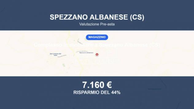 locale commerciale in vendita a Spezzano Albanese