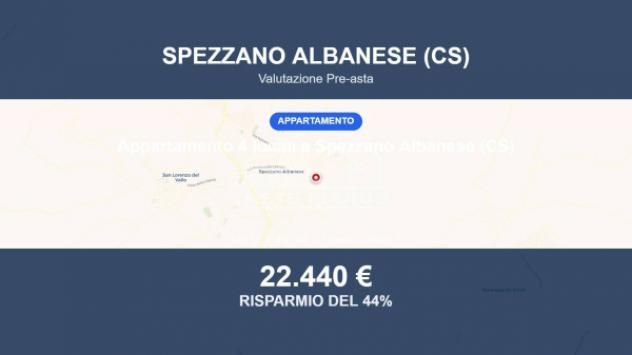 appartamento in vendita a Spezzano Albanese