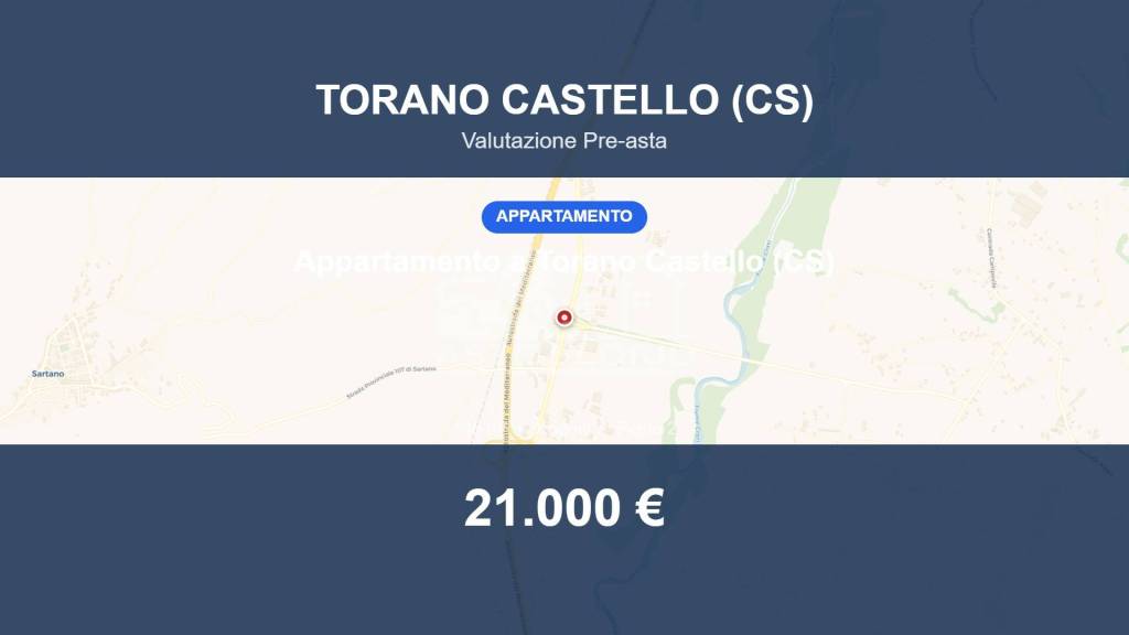 appartamento in vendita a Torano Castello