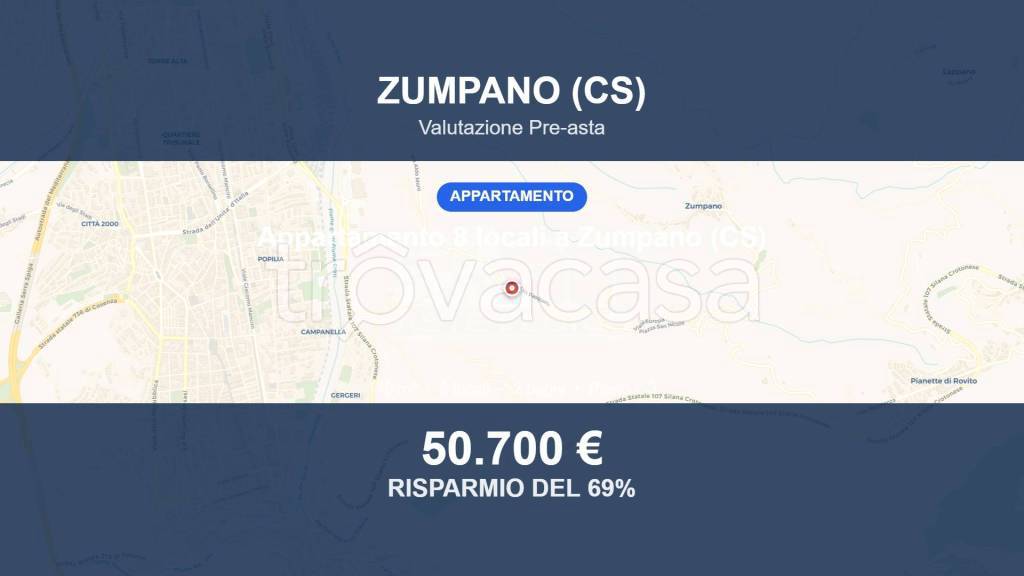 appartamento in vendita a Zumpano