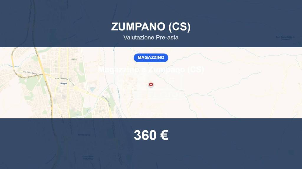 locale commerciale in vendita a Zumpano