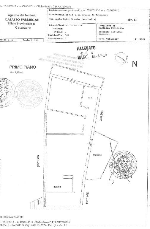appartamento in vendita a Catanzaro in zona Sant'Elia