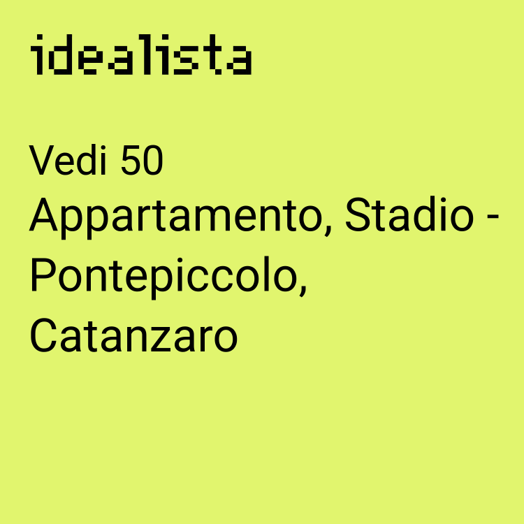 appartamento in vendita a Catanzaro in zona Pontepiccolo