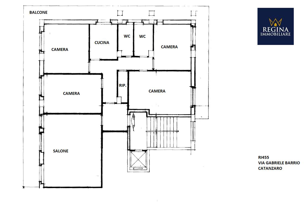 appartamento in vendita a Catanzaro in zona Gagliano