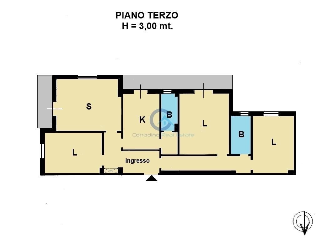 appartamento in vendita a Catanzaro in zona Pontepiccolo