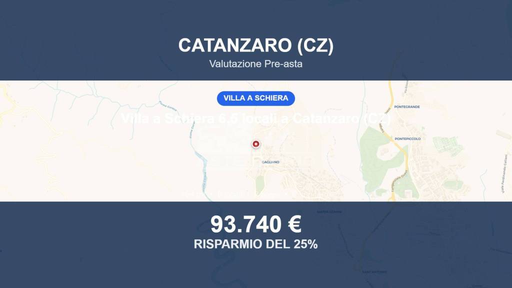 casa indipendente in vendita a Catanzaro in zona Gagliano
