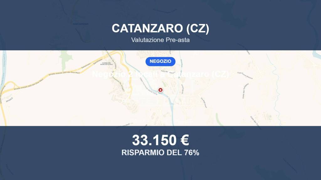 negozio in vendita a Catanzaro in zona Santa Maria