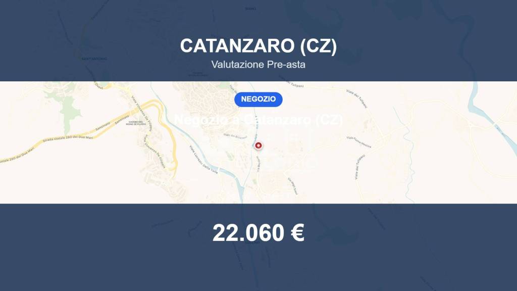 negozio in vendita a Catanzaro in zona Santa Maria