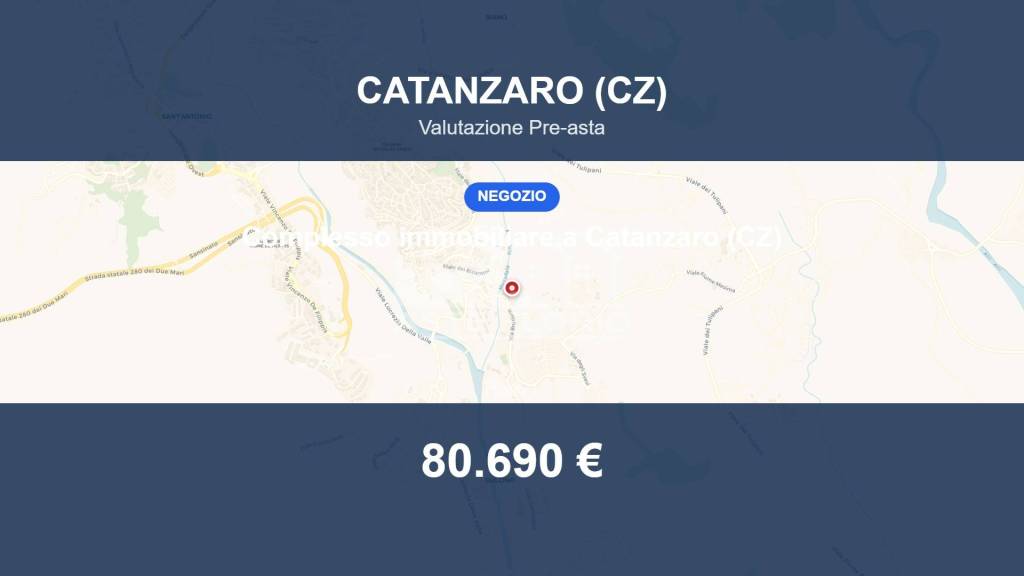 negozio in vendita a Catanzaro in zona Santa Maria