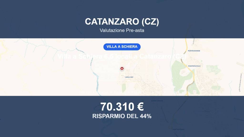 casa indipendente in vendita a Catanzaro in zona Gagliano