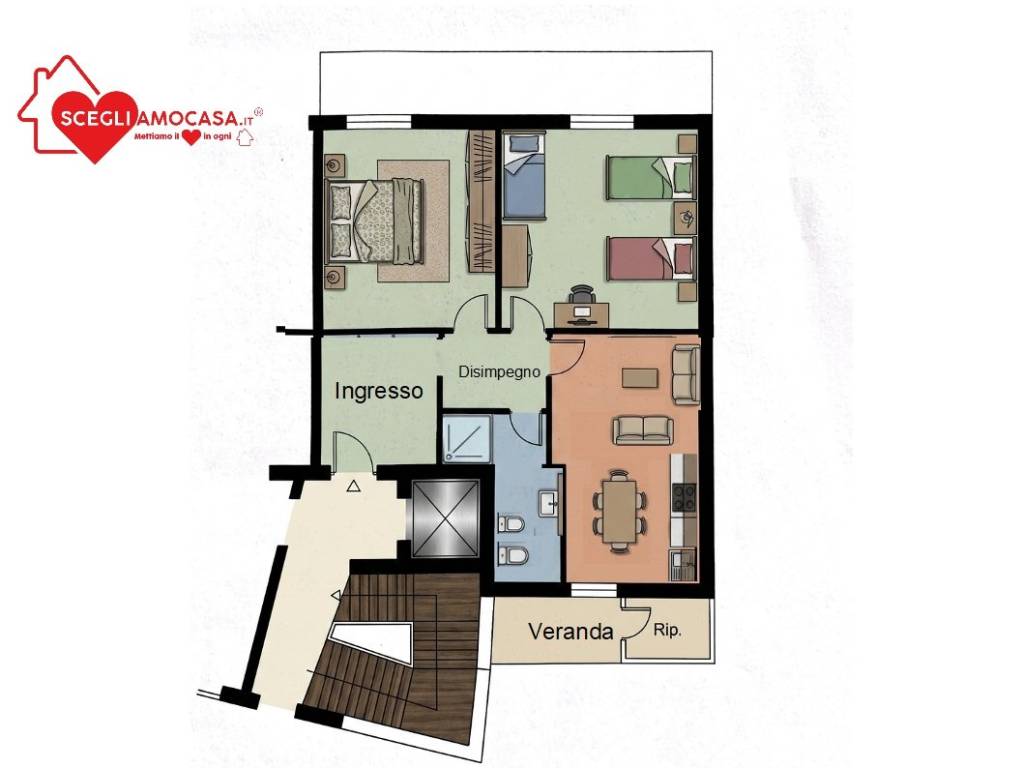 appartamento in vendita a Catanzaro in zona Centro Città