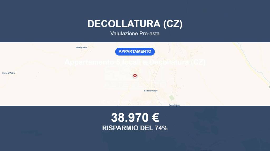 appartamento in vendita a Decollatura in zona San Bernardo