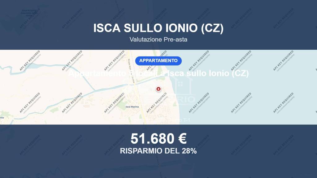 appartamento in vendita ad Isca sullo Ionio