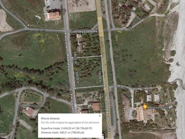 terreno agricolo in vendita a Santa Caterina dello Ionio